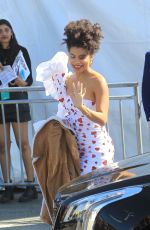 ZAZIE BEETZ Arrives at Film Independent Spirit Awards in Santa Monica 02/08/2020