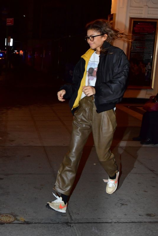 ZENDAYA Night Out in New York 02/04/2020