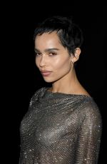 ZOE and Lenny KRAVITZ at Saint Laurent Fashion Show at PFW in Paris 02/25/2020