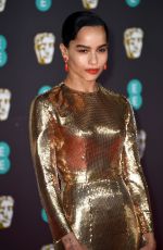 ZOE KRAVITZ at EE British Academy Film Awards 2020 in London 02/01/2020