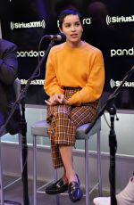 ZOE KRAVITZ at SiriusXM Studios in New York 02/14/2020