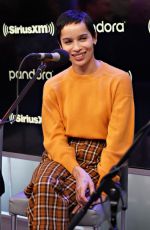 ZOE KRAVITZ at SiriusXM Studios in New York 02/14/2020