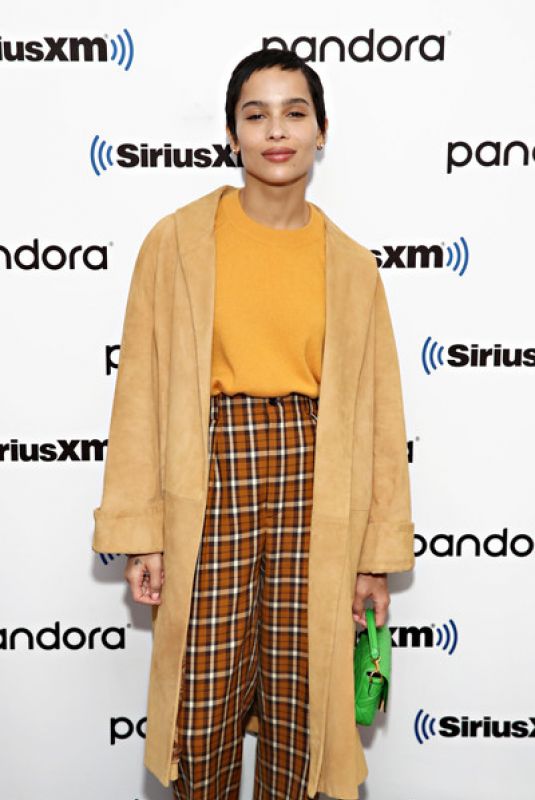 ZOE KRAVITZ at SiriusXM Studios in New York 02/14/2020