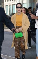 ZOE KRAVITZ Leaves SriusXM Townhall in New York 02/14/2020