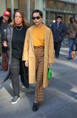 ZOE KRAVITZ Leaves SriusXM Townhall in New York 02/14/2020