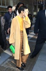 ZOE KRAVITZ Leaves SriusXM Townhall in New York 02/14/2020
