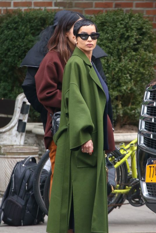 ZOE KRAVITZ Out and About in New York 02/12/2020