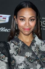 ZOE SALDANA at Cadillac Celebrates 92nd Annual Academy Awards in Los Angeles 02/06/2020