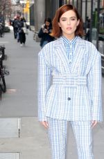 ZOEY DEUTCH Arrives at Build Series in New York 02/12/2020