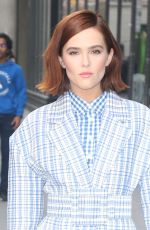 ZOEY DEUTCH Arrives at Build Series in New York 02/12/2020