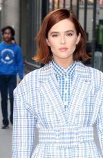 ZOEY DEUTCH Arrives at Build Series in New York 02/12/2020