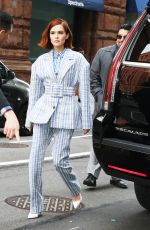 ZOEY DEUTCH Arrives at Build Series in New York 02/12/2020
