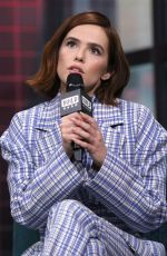 ZOEY DEUTCH at Build Series in New York 02/12/2020