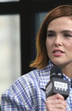 ZOEY DEUTCH at Build Series in New York 02/12/2020