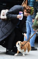 ZOSIA MAMET on the Set of The Flight Attendant in New York 02/18/2020