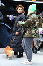 ZOSIA MAMET on the Set of The Flight Attendant in New York 02/18/2020