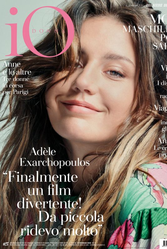 ADELE EXARCHOPOULOS in Io Donna Del Corriere Della Sera, February 2020