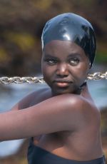 ADUT AKECH in Bikini at a Photoshoot at Bondi Icebergs Pool 12/13/2020