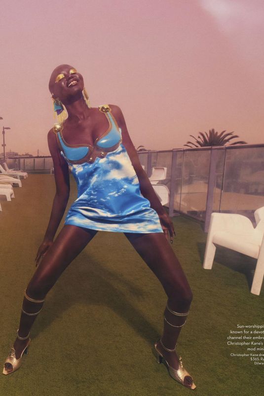 ADUT AKECH in Vogue Magazine, Australia March 2020