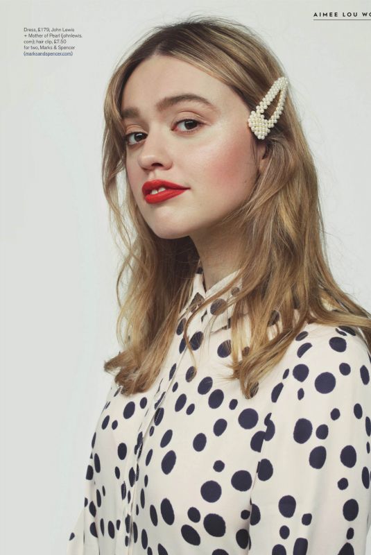 AIMEE LOU WOOD in Stylist Magazine, March 2020