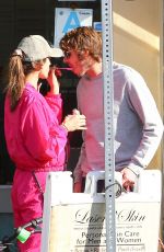 ALESSANDRA AMBROSIO and Nicolo Oddi Out with Their Dog in Santa Monica 03/19/2020