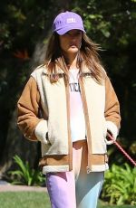 ALESSANDRA AMBROSIO and Nicolo Oddi Out with Their Dogs in Santa Monica 03/17/2020