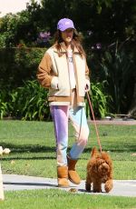 ALESSANDRA AMBROSIO and Nicolo Oddi Out with Their Dogs in Santa Monica 03/17/2020