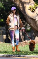 ALESSANDRA AMBROSIO and Nicolo Oddi Out with Their Dogs in Santa Monica 03/17/2020