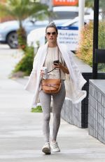 ALESSANDRA AMBROSIO Arrives at a Gym in Brentwood 03/10/2020