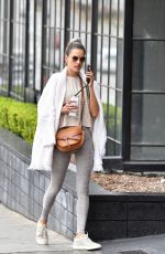 ALESSANDRA AMBROSIO Arrives at a Gym in Brentwood 03/10/2020