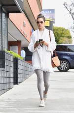 ALESSANDRA AMBROSIO Arrives at a Gym in Brentwood 03/10/2020