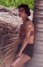 ALESSANDRA AMBROSIO at a Photoshoot on the Beach in Mexico 03/05/2020