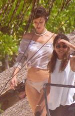 ALESSANDRA AMBROSIO at a Photoshoot on the Beach in Mexico 03/05/2020