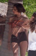 ALESSANDRA AMBROSIO at a Photoshoot on the Beach in Mexico 03/05/2020