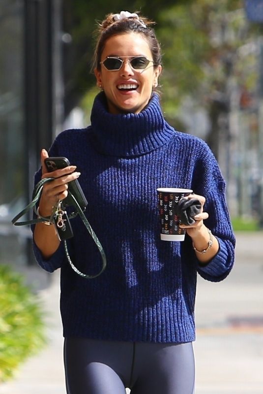 ALESSANDRA AMBROSIO Heading to a Gym in Los Angeles 03/15/2020