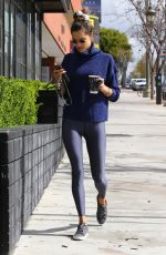 ALESSANDRA AMBROSIO Heading to a Gym in Los Angeles 03/15/2020