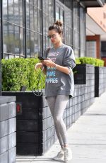 ALESSANDRA AMBROSIO Heading to Pilates Class in Los Angeles 03/11/2020