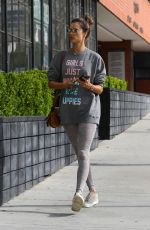 ALESSANDRA AMBROSIO Heading to Pilates Class in Los Angeles 03/11/2020