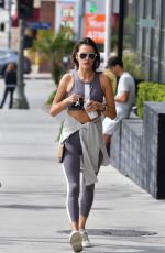 ALESSANDRA AMBROSIO Leaves a Gym in Los Angeles 02/29/2020