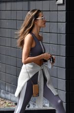 ALESSANDRA AMBROSIO Leaves a Gym in Los Angeles 02/29/2020