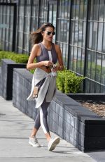ALESSANDRA AMBROSIO Leaves a Gym in Los Angeles 02/29/2020