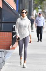ALESSANDRA AMBROSIO Leaves a Gym in Los Angeles 02/29/2020