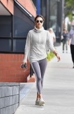 ALESSANDRA AMBROSIO Leaves a Gym in Los Angeles 02/29/2020
