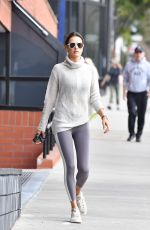 ALESSANDRA AMBROSIO Leaves a Gym in Los Angeles 02/29/2020