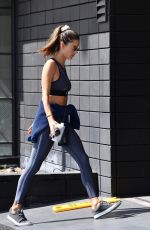 ALESSANDRA AMBROSIO Leaves a Gym in Los Angeles 03/15/2020