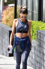 ALESSANDRA AMBROSIO Leaves a Gym in Los Angeles 03/15/2020