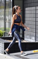 ALESSANDRA AMBROSIO Leaves a Gym in Los Angeles 03/15/2020