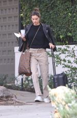 ALESSANDRA AMBROSIO Leaves Her Home in Brentwood 03/02/2020