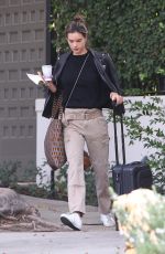 ALESSANDRA AMBROSIO Leaves Her Home in Brentwood 03/02/2020