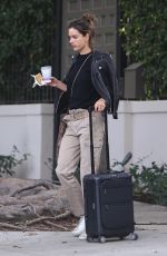 ALESSANDRA AMBROSIO Leaves Her Home in Brentwood 03/02/2020